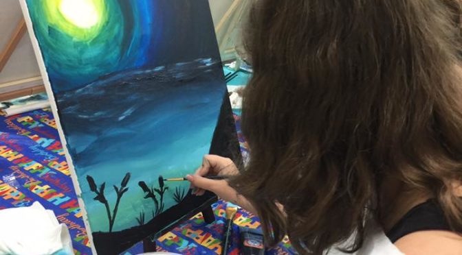 Fall Palettes and Palates Paint Night for Teens